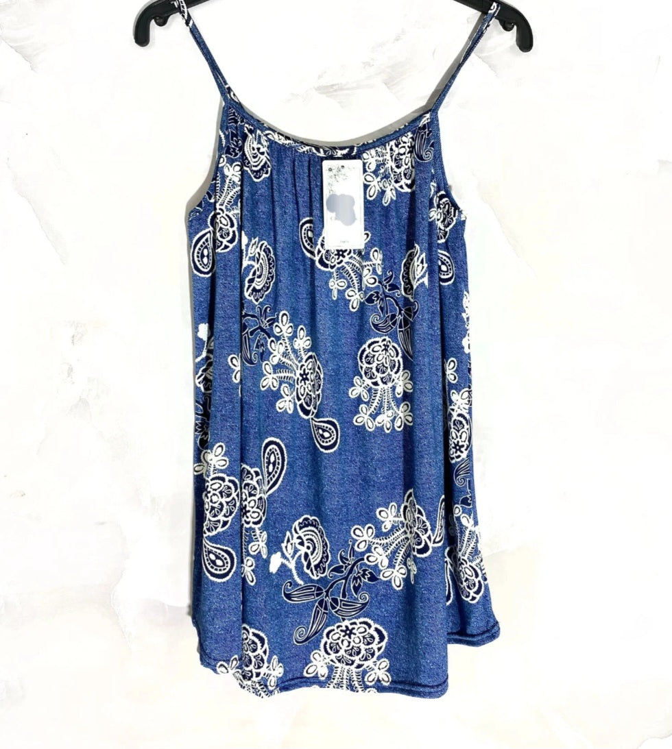 Débardeur imprimé tissu maillot de bain  (en pré commande)