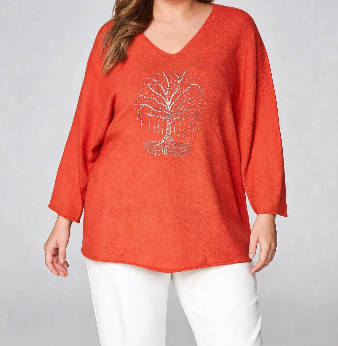 Pull strass arbre de vie ( en pré commande)