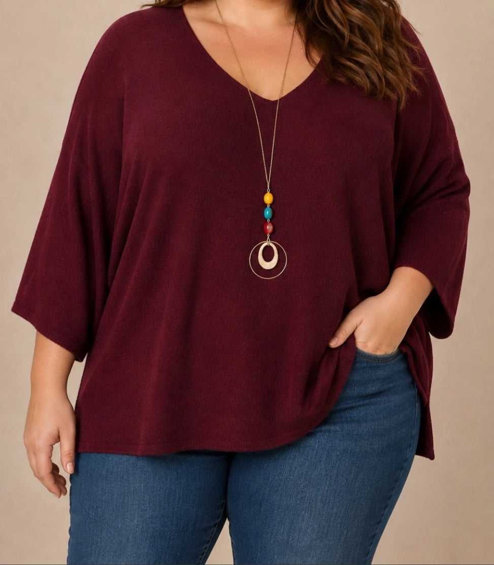 PULL UNI AVEC COLLIER ( en pré commande)