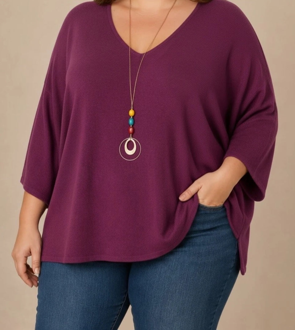 PULL UNI AVEC COLLIER ( en pré commande)