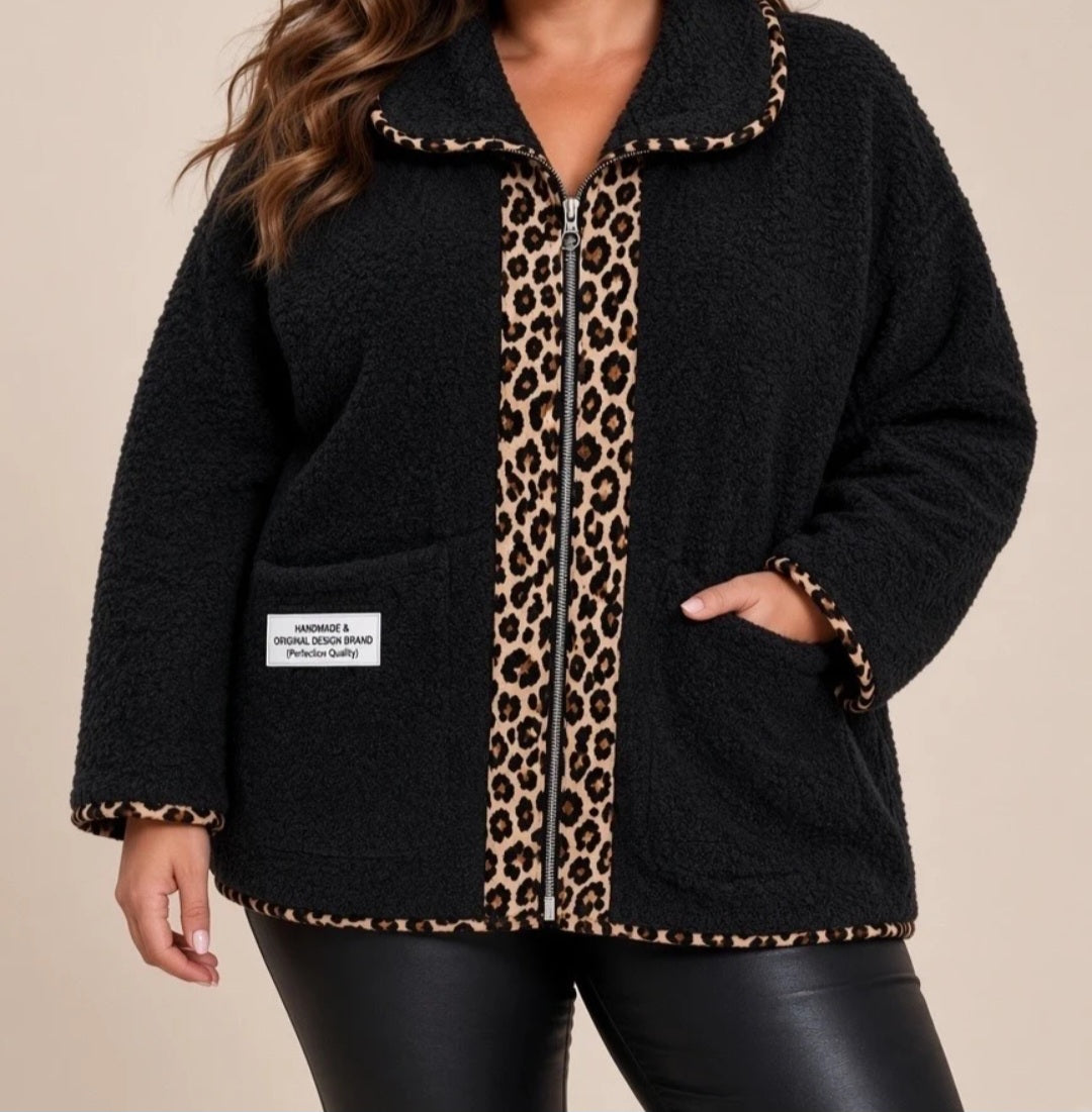 GILET LEOPARD