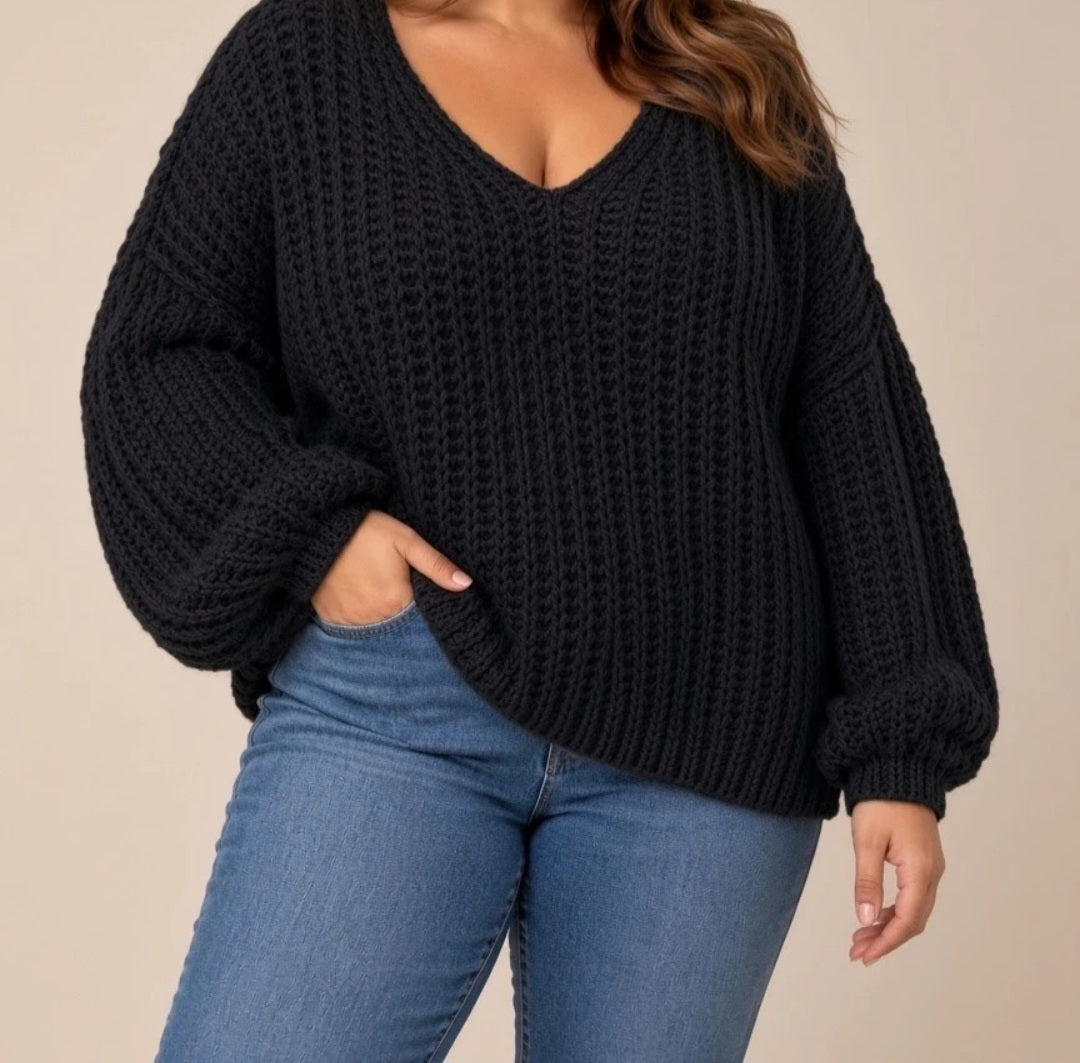 PULL GROSSE MAILLE