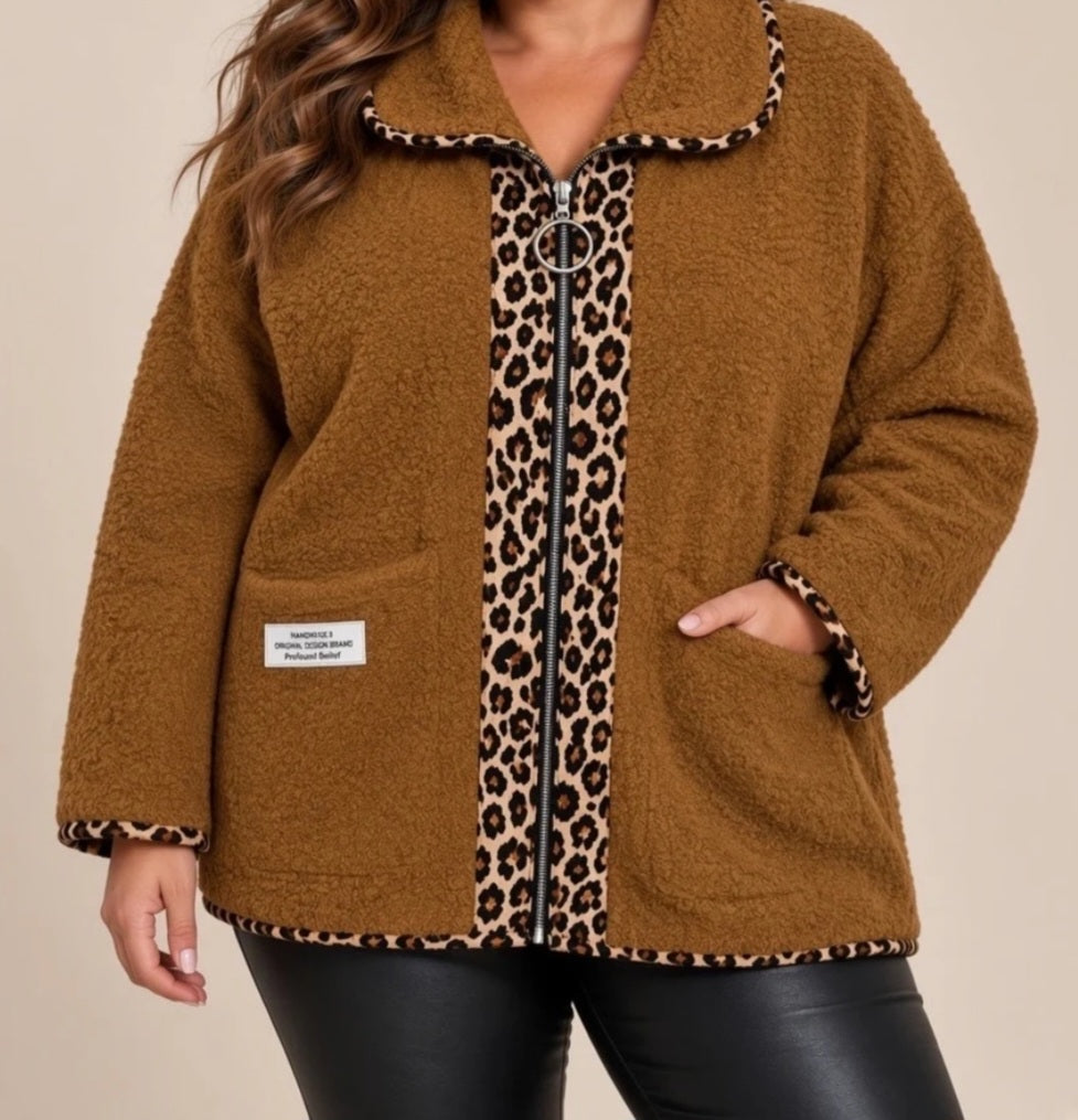 GILET LEOPARD