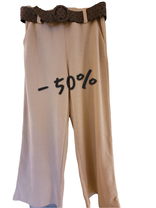 Pantalon fluide matière velours