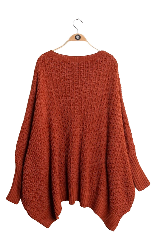 Pull poncho oversize Sofia