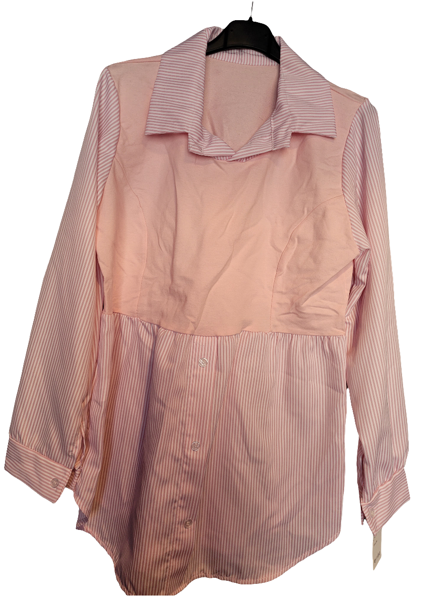 Top chemise a rayure