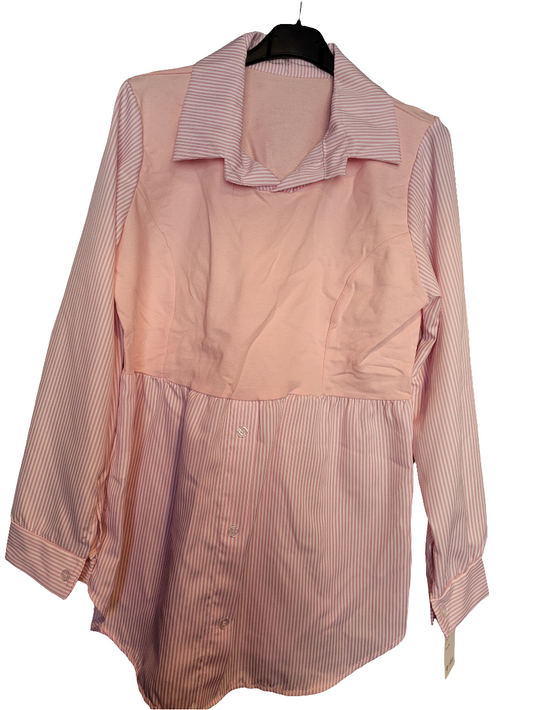 Top chemise a rayure