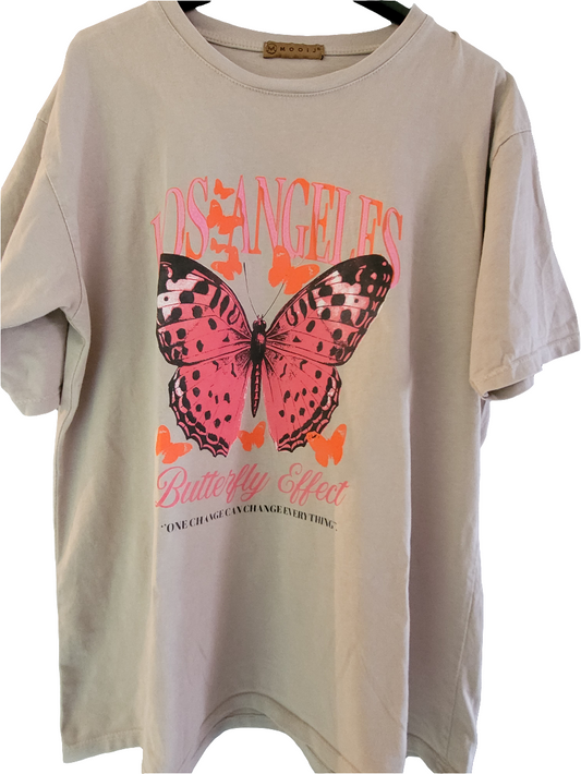 Tee-shirt papillon Los Angeles