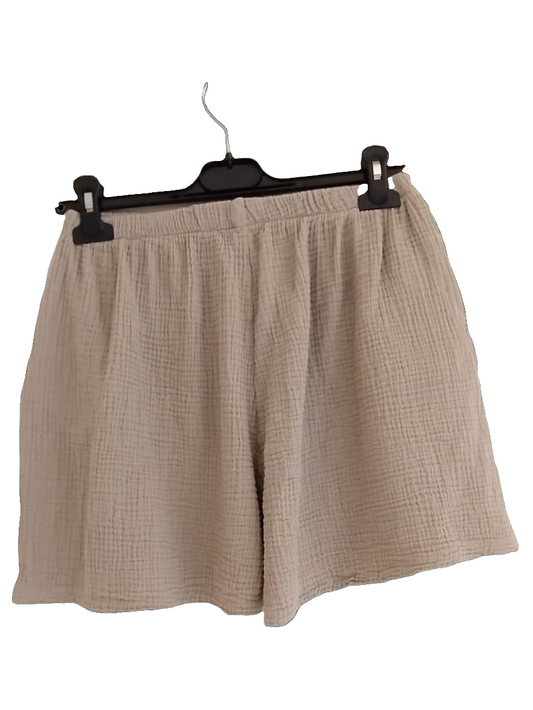 short en gaz de coton