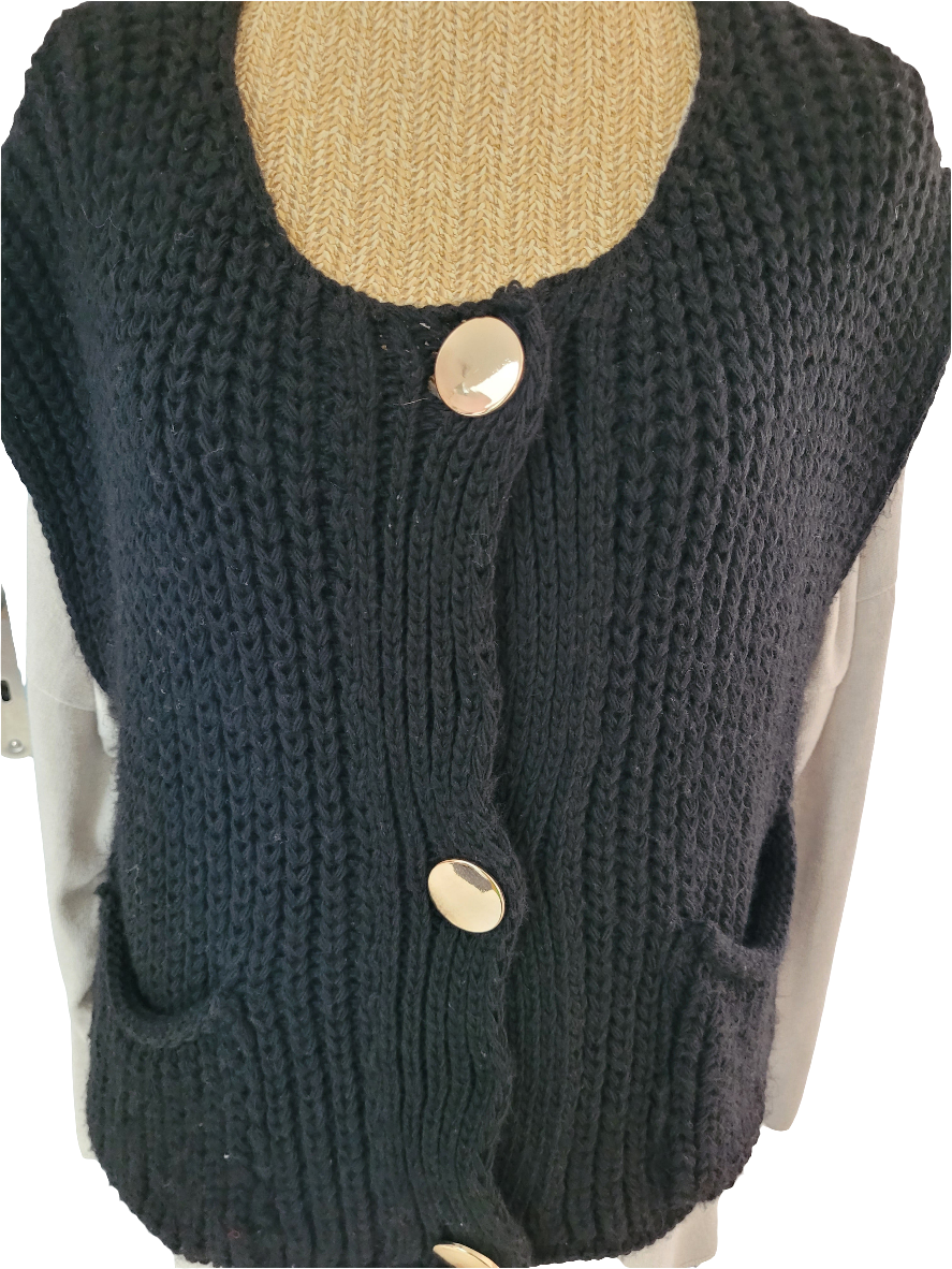 Gilet sans manches noir