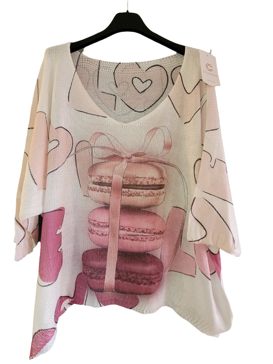 Pull fin love macarons