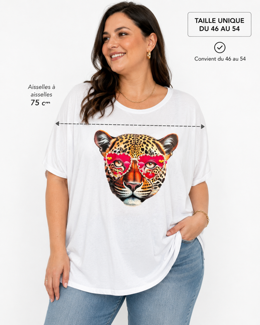 Tee-shirt léopard perles🐆