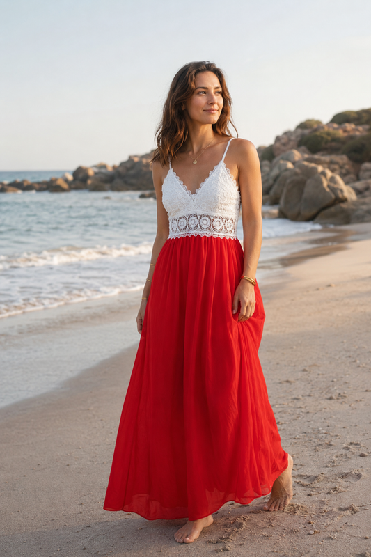 Robe maxi bohème chic Lou