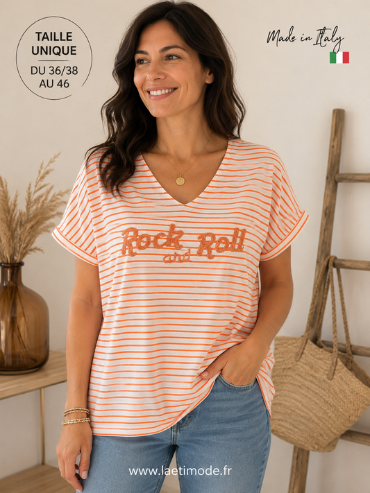 Tee-shirt rock and roll