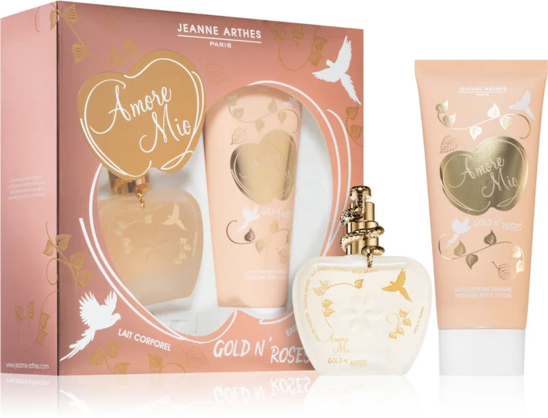 Coffret parfum et lait corporel Amore Mio Gold n' Roses