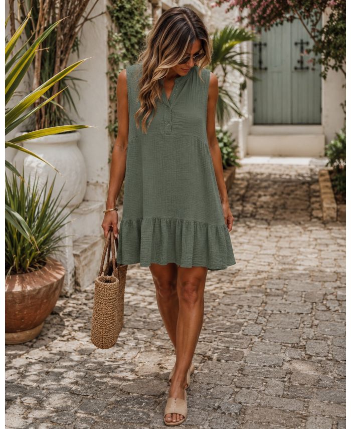 Robe gaze de coton Rubis