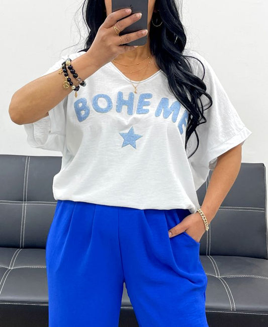 tee-shirt bohème