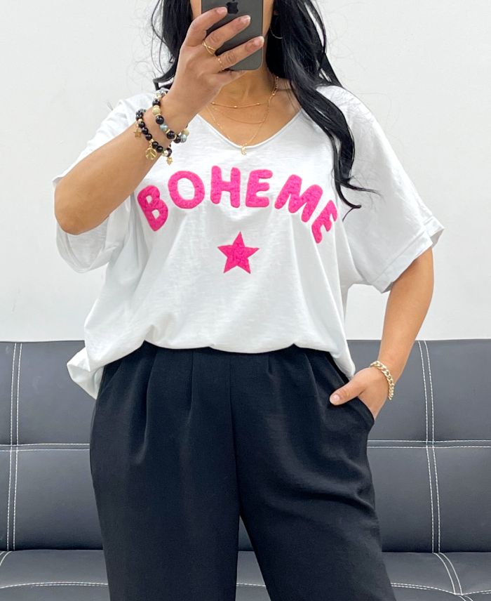 tee-shirt bohème